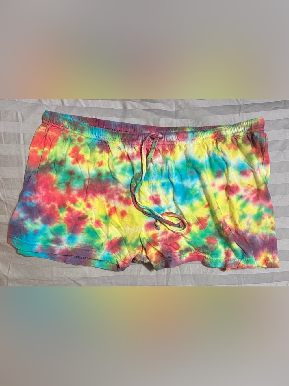 Just Love Tie-Dye Athletic Lounge Shorts - Multicolor